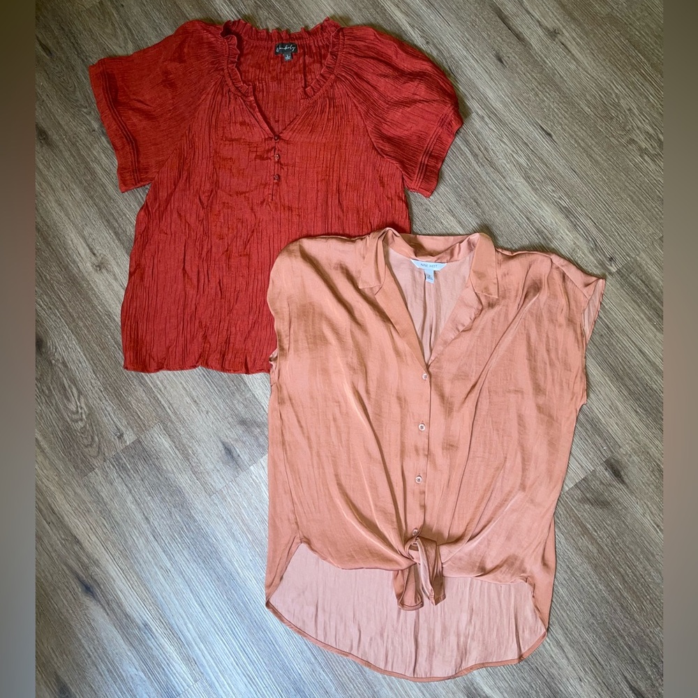 Dynamic Duo - 2 Red/Orange Tops
